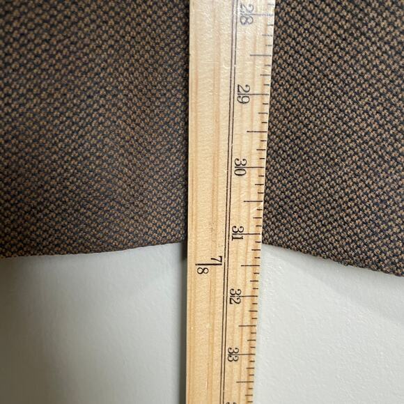 Ermenegildo Zegna 15 Milmil Three Button Single Breasted Blazer Men's Brown 47 - Picture 6 of 6